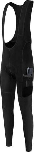 Men's Cycling Bib Tights  Padded Winter Cycling Bibs Thermal Bike Bib Pants Riding Bike Bib Tights