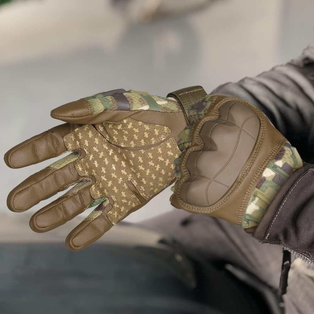 Rubber Guard Tactical Gloves for Men Touchscreen Airsoft Motorcycle Hunting Outdoor