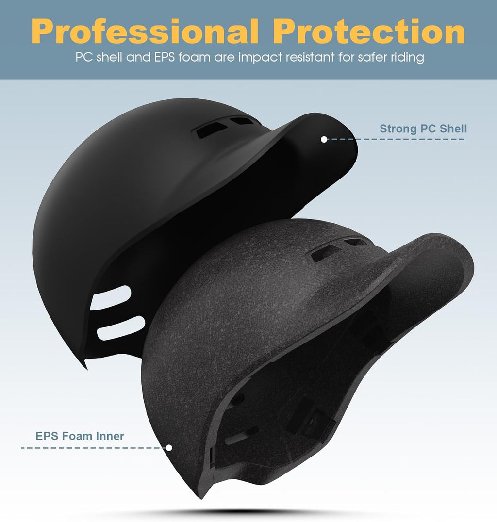 Bike Helmet,  Baseball Cap Adult Bike Helmets for Men Women Bicycle Helmet Lightweight Adjustable Cycling Helmet for Urban Commuter Road Biking