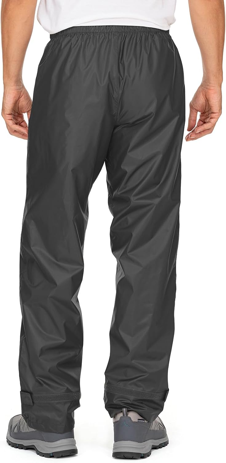 Men's Rain Pants  Hiking Rain Over Pants for Outdoor Fishing Golf Motorcycle Cycling