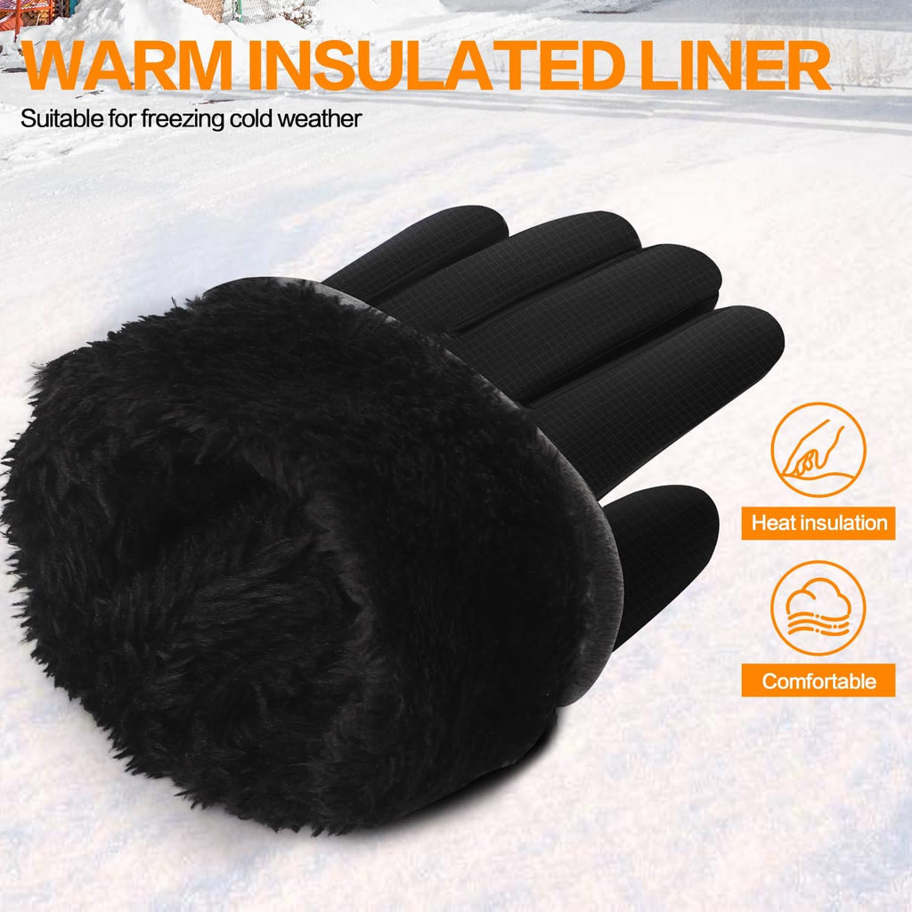 Winter Gloves for Women Running in Cold Weather - Touchscreen Gloves for Bike Hiking