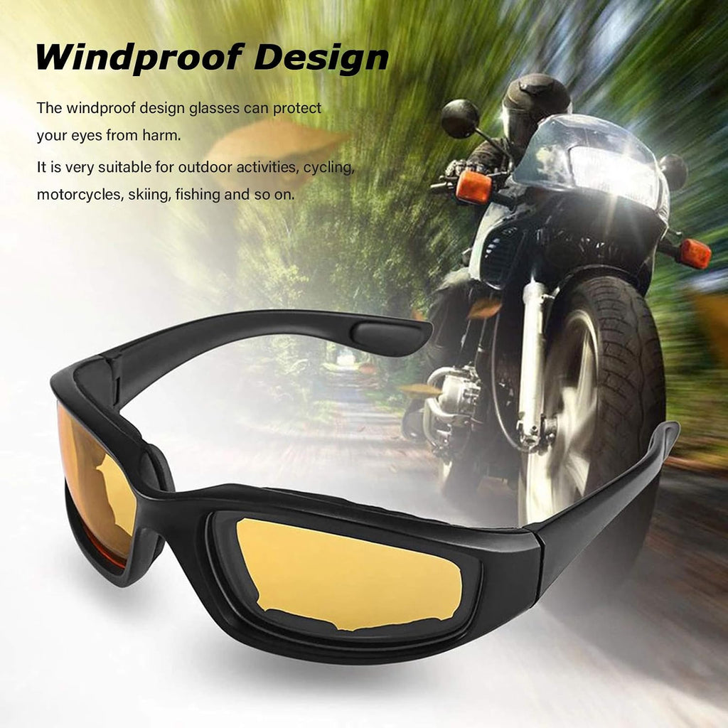 Peicees 4 Dirt Bike Motorcycle Goggles UV Protection Dustproof Windproof Safety Glasses with  Flag Face Mask