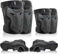 Knee Pads for Men, Knee Pads Wrist Guard Knee and Elbow Pads Adult Protective Gear Set for Skateboard, Roller Skating, for Women Men Youth Adult Kids